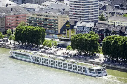EMERALD STAR from Ehrenbreitstein fortress, Koblenz