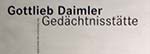Gottlieb Daimler Ged�chtnisst�tte sign