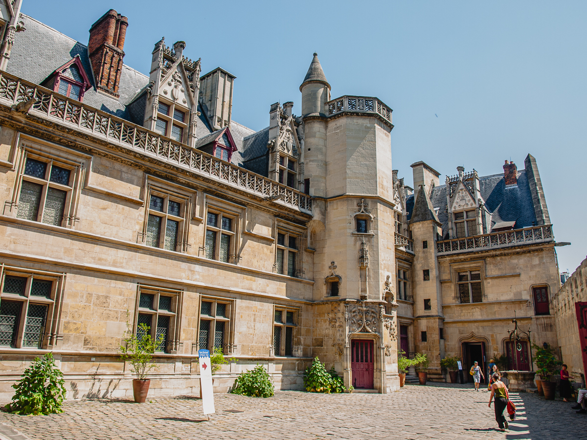 H�tel de Cluny Museum of the Middle Ages or Mus�e National du Moyen Age, Paris, France.