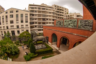 Upstairs view at Musee Bourdelle
