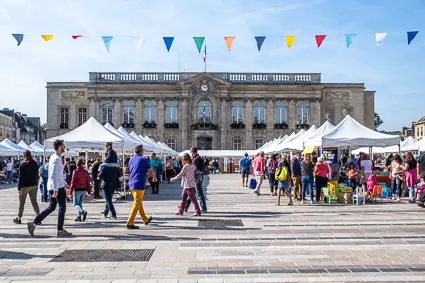 Place Jeanne Hachette book fair, Beauvais, France