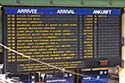 Arrivals sign