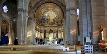 Sacr�-Coeur mosaics, photo by Michel Mory