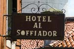 Hotel Al Sofador sign